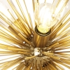 Art deco hanglamp goud 6-lichts - broom