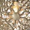 Art deco hanglamp goud langwerpig 3-lichts - maro