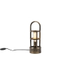 Art Deco tafellamp brons 35 cm - Kevie