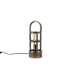 Art deco tafellamp brons 35 cm - kevie