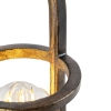 Art deco tafellamp brons 35 cm - kevie