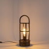 Art deco tafellamp brons 41 cm - kevie