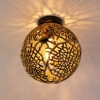 Art deco plafondlamp goud - maro