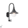 Buiten wandlamp zwart IP44 incl. bewegingsmelder - Daphne