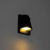 Buiten wandlamp zwart ip44 met schemerschakelaar - femke
