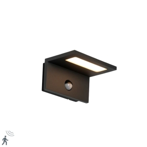 Buitenwandlamp antraciet incl. LED IP54 bewegingssensor - Harvey