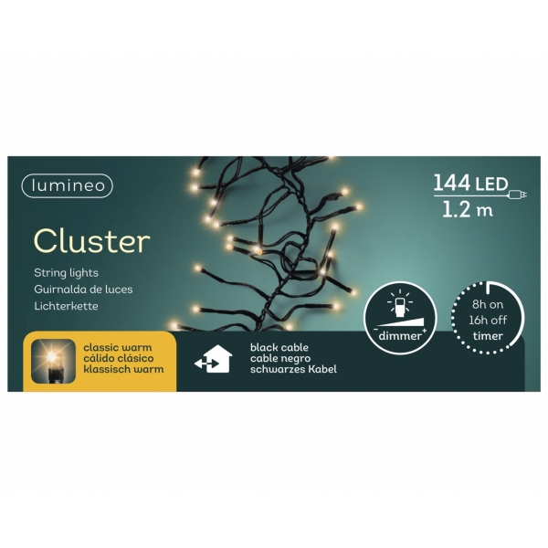 Clusterverlichting lumineo 144-lamps led 'classic warm-1