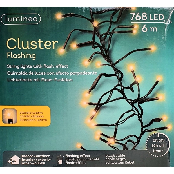 Clusterverlichting lumineo flashing 768- lamps led 'classic warm-1