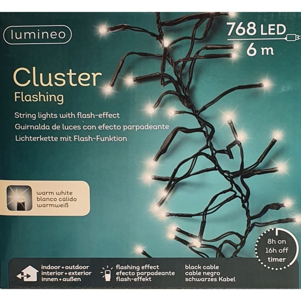 Clusterverlichting lumineo flashing 768-lamps led ' warm wit-1