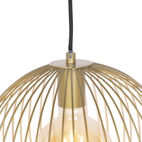 Design hanglamp goud - wire ario
