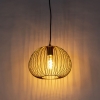 Design hanglamp goud wire dough 14
