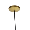 Design hanglamp goud met zwart 40 cm - tess