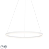 Design hanglamp wit 80 cm incl. LED 3-staps dimbaar - Anello