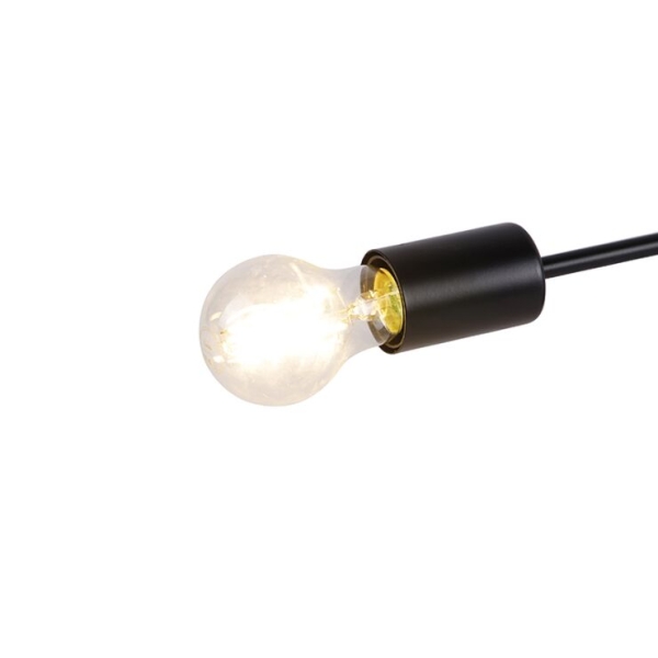 Design hanglamp zwart 8-lichts - sputnik