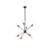 Design hanglamp zwart 8-lichts - sputnik