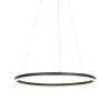Design hanglamp zwart 80 cm incl. Led 3-staps dimbaar - anello