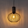 Design hanglamp zwart wire bake 14