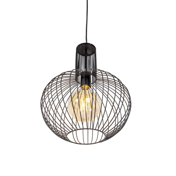Design hanglamp zwart - wire bake