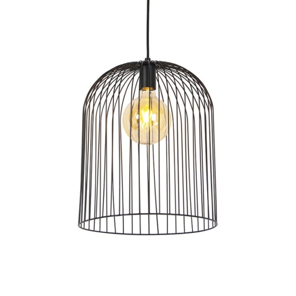 Design hanglamp zwart - wire knock