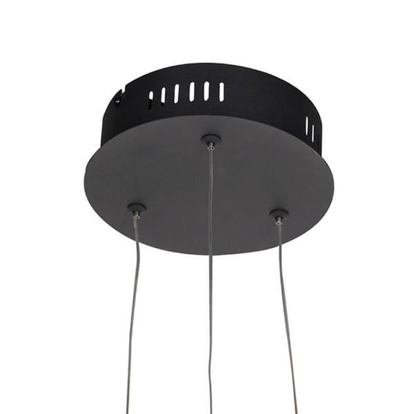 Design hanglamp zwart dimbaar incl. Led - rowana