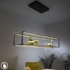 Design hanglamp zwart incl. LED met touch dimmer - Jitske