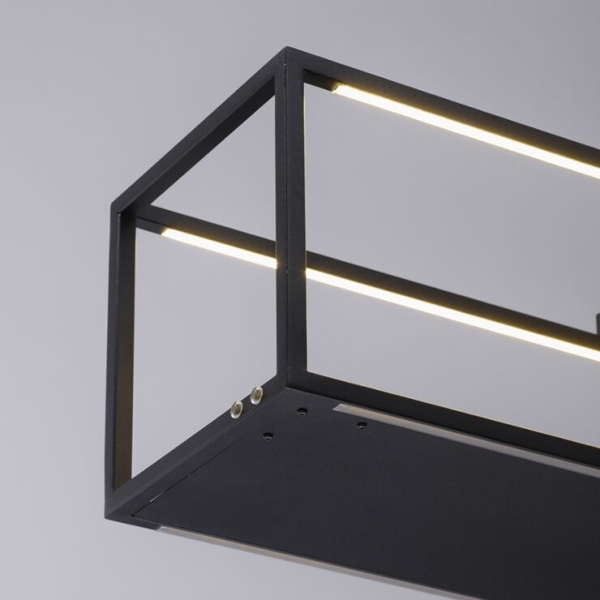 Design hanglamp zwart incl. Led met touch dimmer - jitske