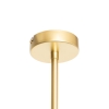Design hanglamp zwart met goud 6-lichts - sinem