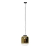 Design hanglamp zwart met goud glas - bliss
