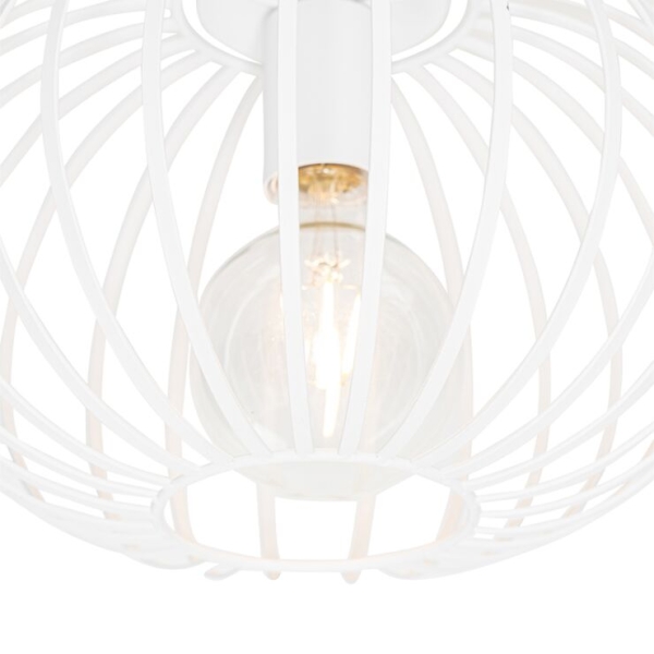 Design plafondlamp wit 30 cm - johanna