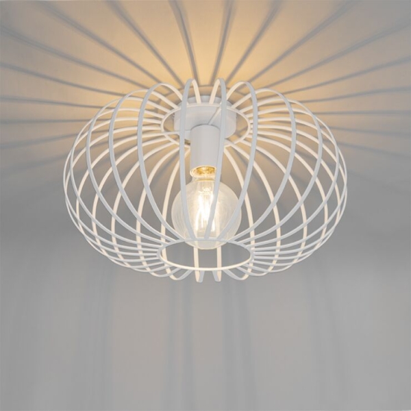 Design plafondlamp wit 39 cm - johanna