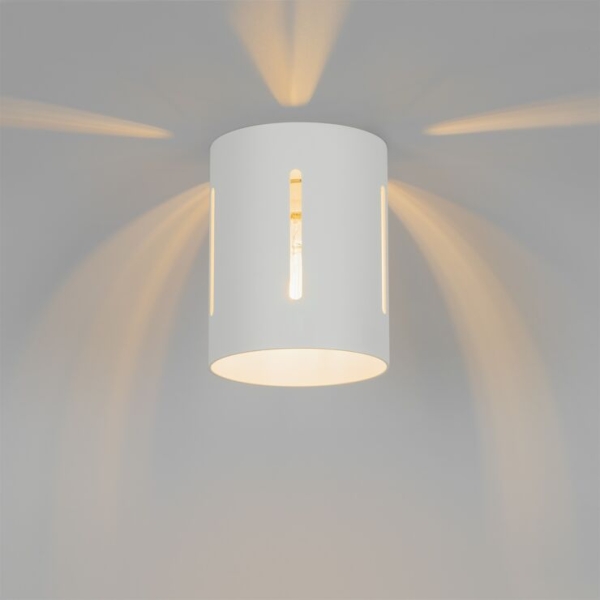 Design plafondlamp wit - yana