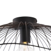 Design plafondlamp zwart 50 cm - pua