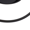 Design plafonnière zwart incl. Led 3-staps dimbaar - krula