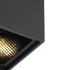 Design spot zwart 2-lichts - qubo honey