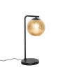 Design tafellamp goud met zwart - Bert