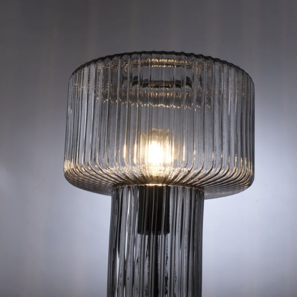 Design tafellamp smoke glas - andro
