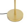 Design tafellamp zwart met goud - sinem