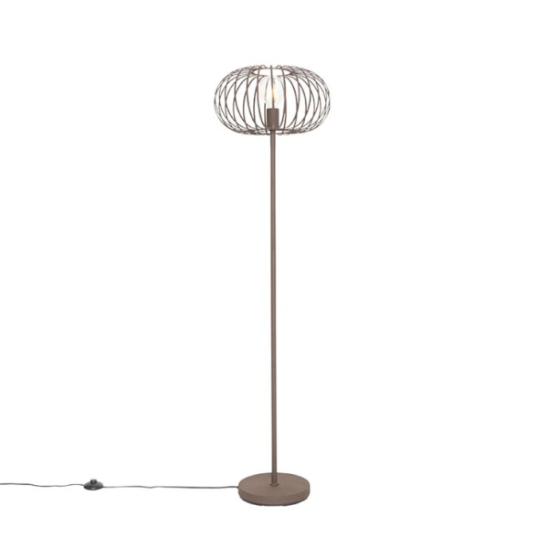 Design vloerlamp roestbruin - johanna