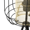 Design vloerlamp tripod zwart met goud - gaze