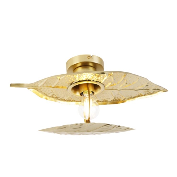 Design wandlamp antiek goud - nora