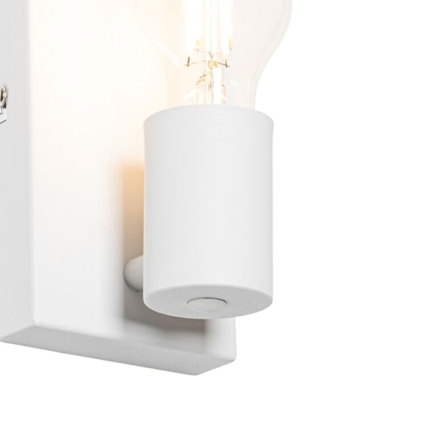 Design wandlamp wit 39 cm - johanna