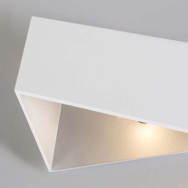 Design wandlamp wit - fold