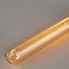 E27 led filament buislamp met amberkleurig glas 2w 65 lumen 1800k