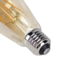 E27 led lamp st64 goud met licht-donker sensor 4w 400 lm 2200k