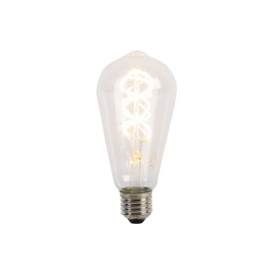 E27 LED lamp spiraal filament ST64 5W 400 lm 2200K