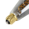 E27 dimbare led gedraaid filament lamp smoke st64 4w 136 lm 1800k