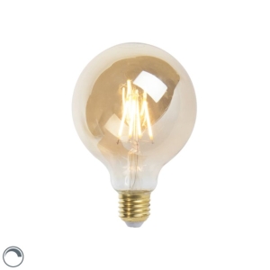 E27 dimbare LED lamp G95 goldline 5W 360 lm 2200K