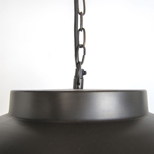 Industriële hanglamp antiek bruin 60 cm - hoodi
