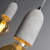 Industriële hanglamp beton 2-lichts - cava 2