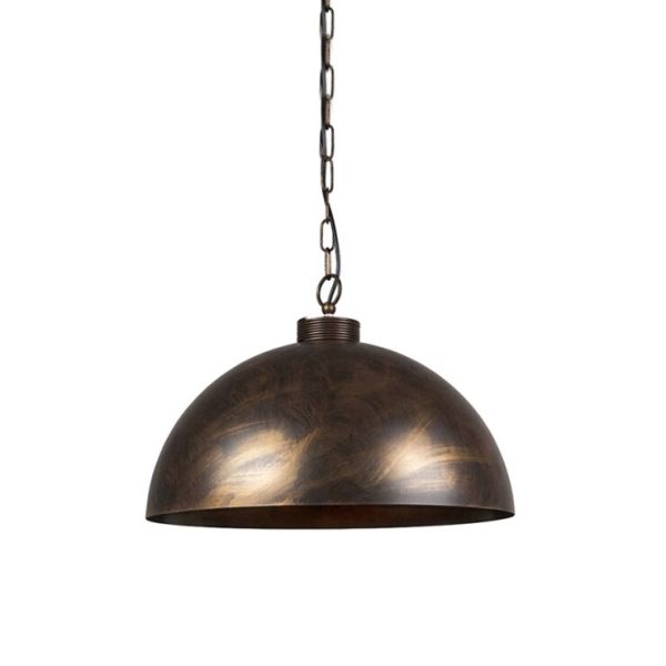 Industriële hanglamp roestbruin 50 cm - magna classic